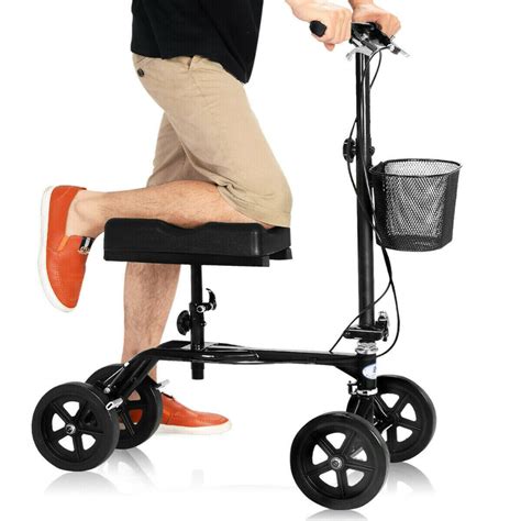 Deluxe braking system. . Knee scooter ebay